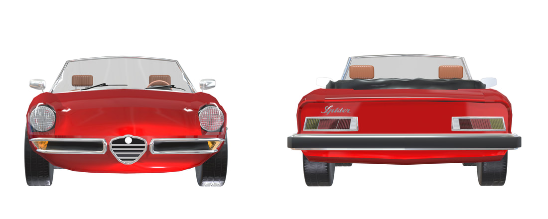 Alfa Romeo Spider 3D VR Aanzicht klik hier