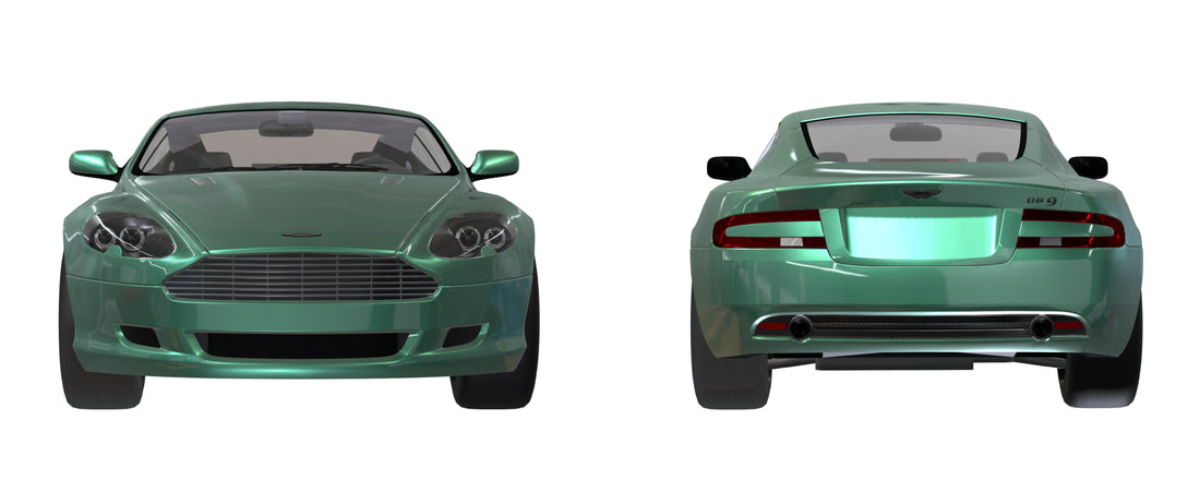Aston Martin DB9 3D Interactief
