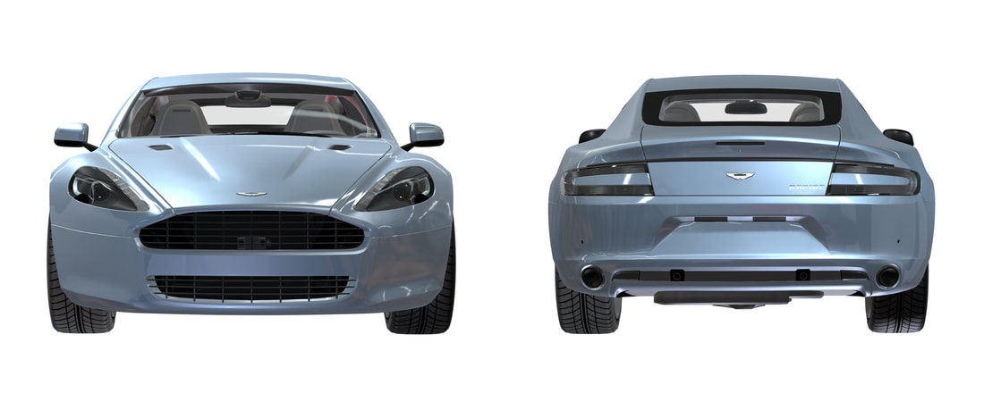 Aston Martin Rapide 3D Interactief