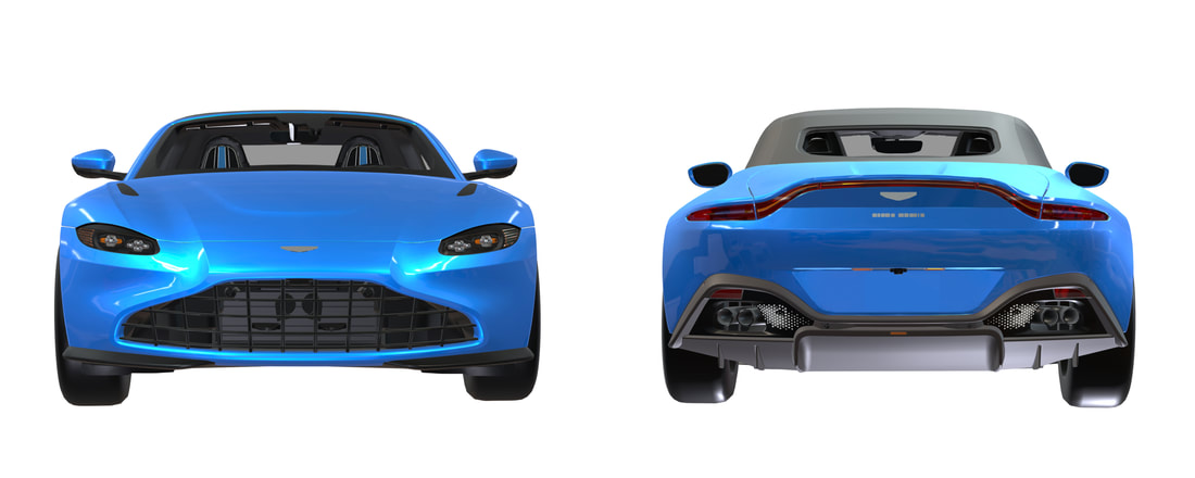 Aston Martin V8 Vantage Roadster - 3D click here