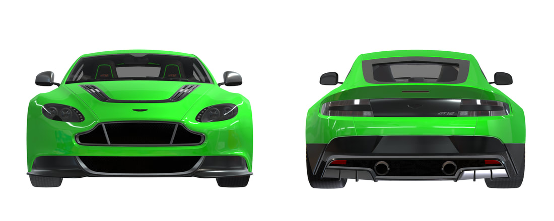 Aston Martin Vantage GT12 3D Interactief