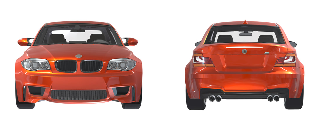 BMW 1M E82 3D VR Aanzichten