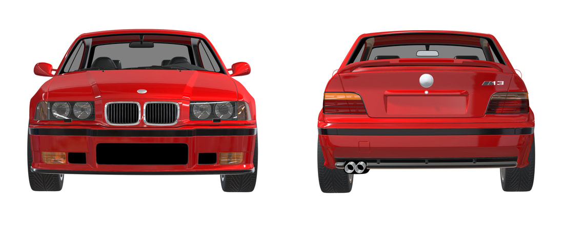 BMW M3 E36 3D VR Aanzichten