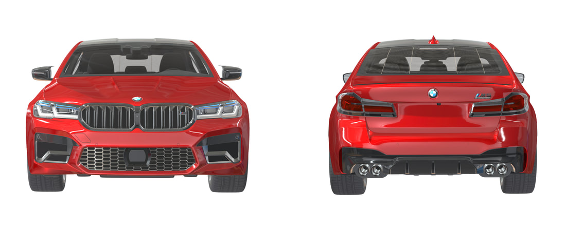 BMW M5 F90 3D VR Aanzichten