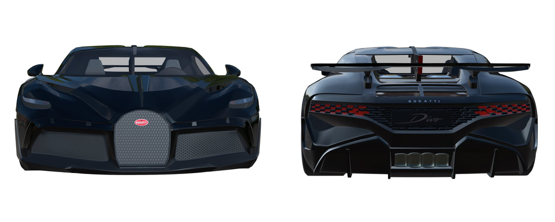 Bugatti Divo 3D VR aanzicht klik hier