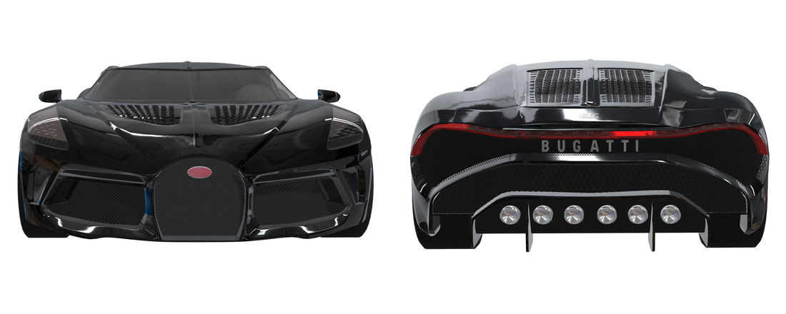 Bugatti Lavoiture Noire 3D VR model klik hier