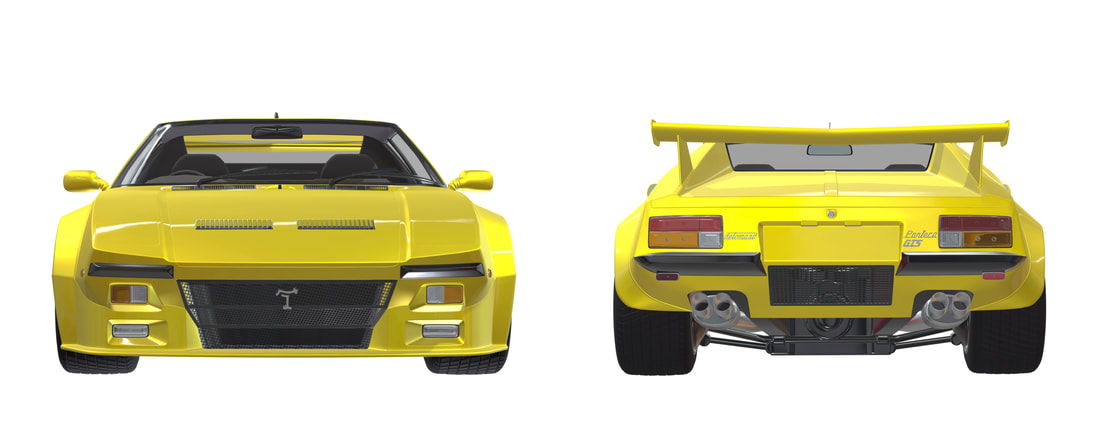 De Tomaso Pantera GT5-S 3D VR Aanzicht klik hier