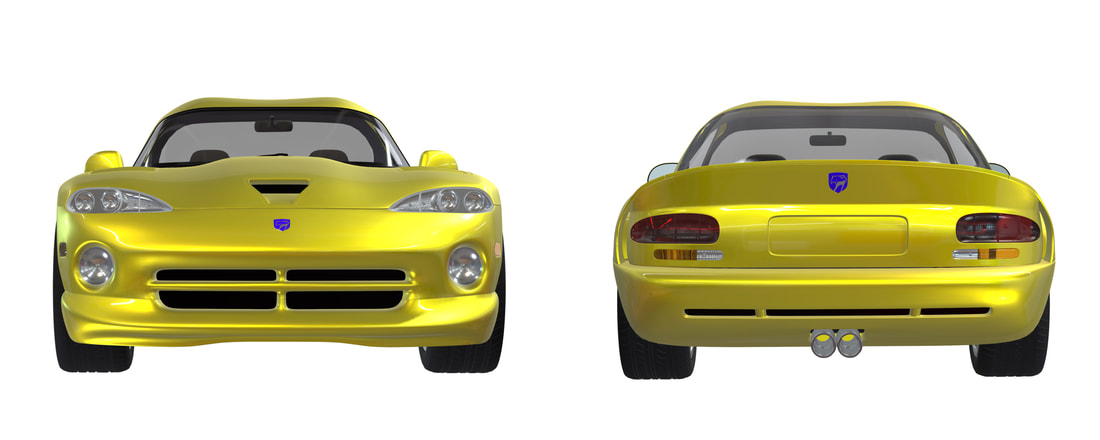 Dodge Viper GTS 3D VR Aanzicht klik hier