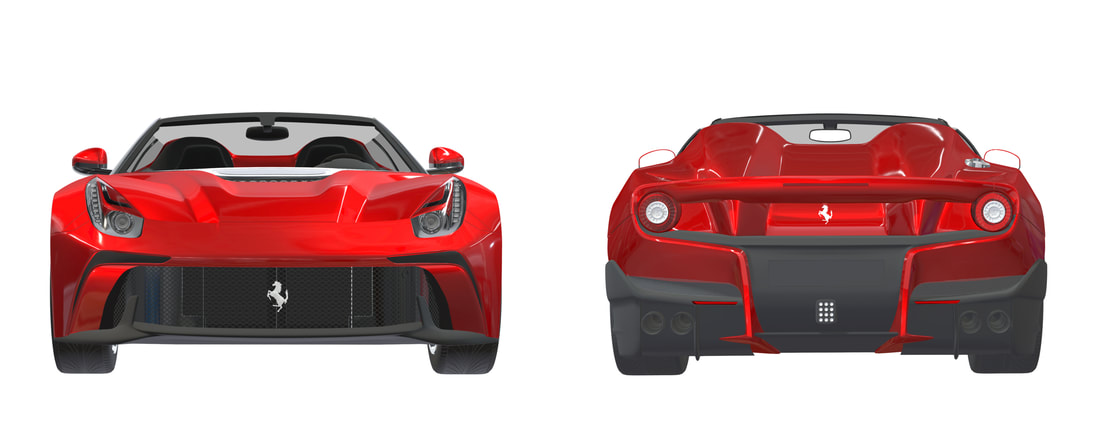 Ferrari F12 TRS Roadster 3D Interactief
