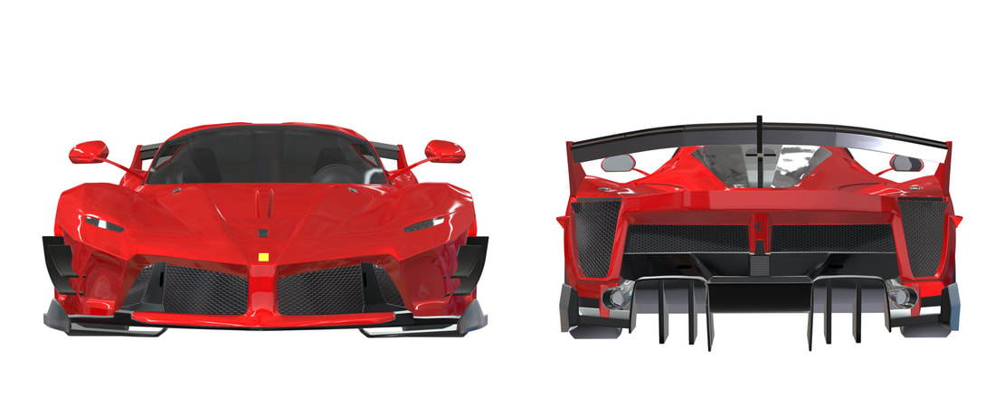 Ferrari FXX 3D VR aanzicht klik hier