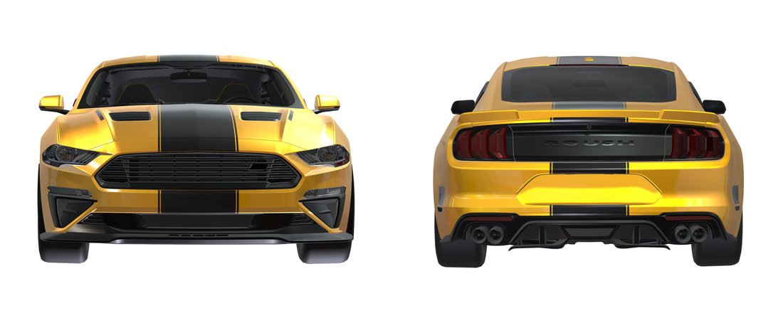 Ford Mustang Roush Stage 3 3D Interactief