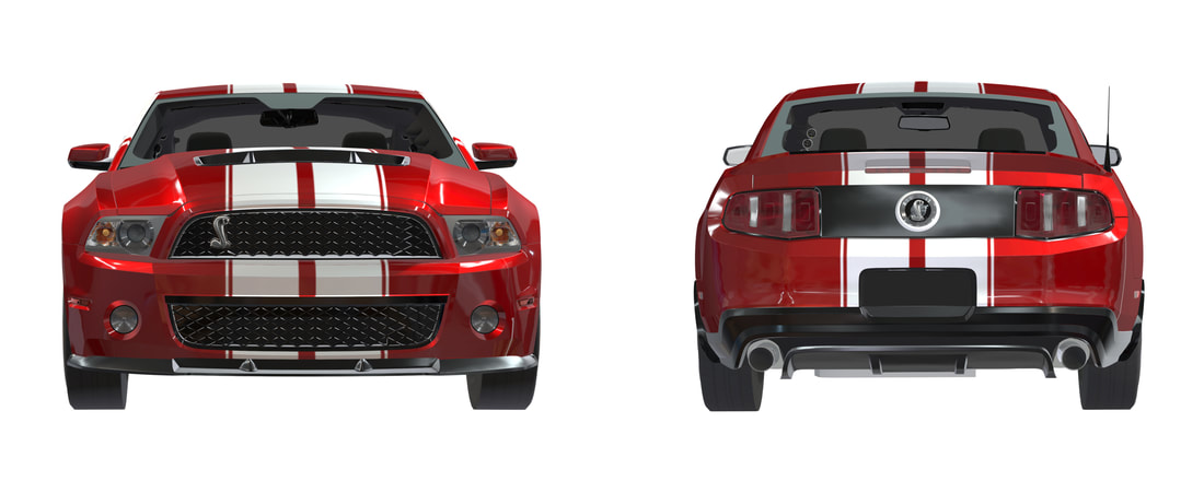 Ford Mustang Shelby GT500 2012 3D Interactief