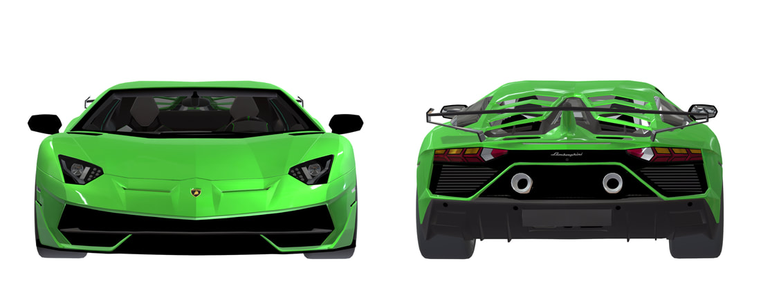 Lamborghini Aventador 3D VR aanzicht klik hier