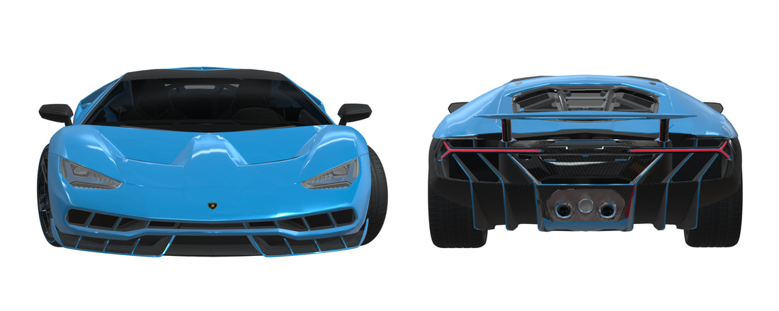 Lamborghini Centenario 3D VR aanzicht klik hier