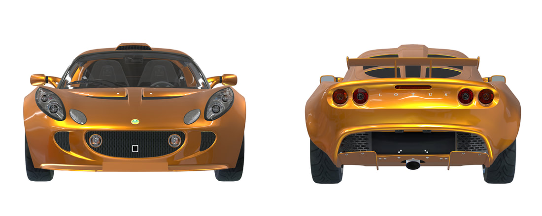 Lotus Exige 3D VR Aanzichten