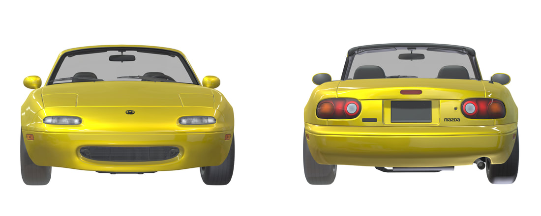 Mazda Miata MX-5 3D interactief