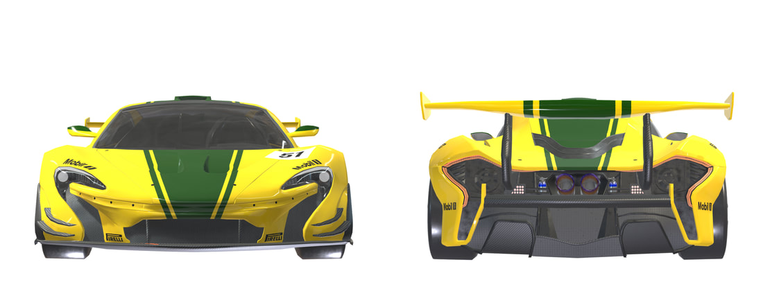 McLaren P1 GTR 3D Interactief