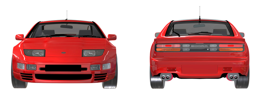 Nissan Fairlady 300ZX 3D VR Aanzicht klik hier