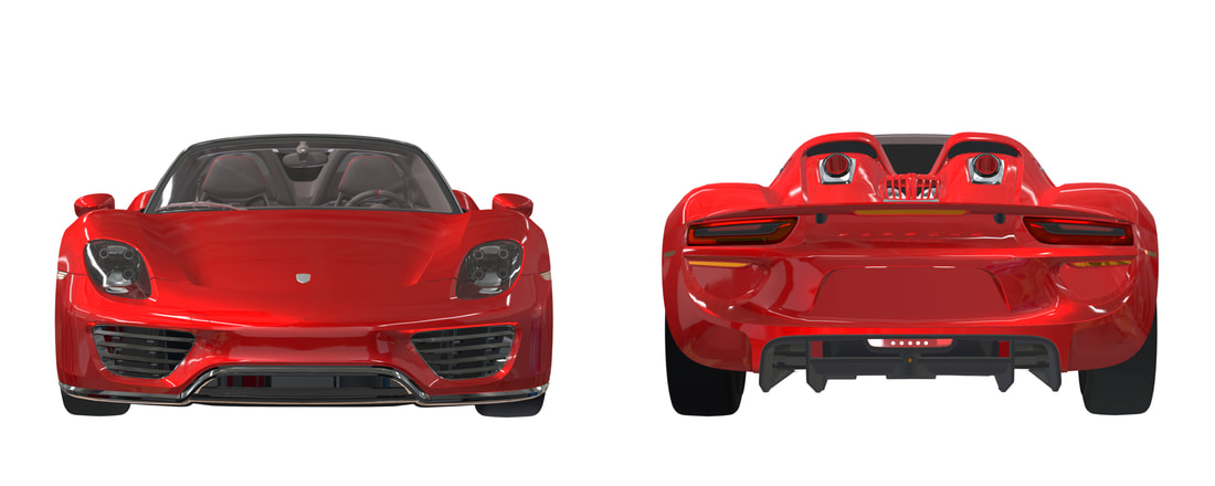 Porsche 918 Spyder 3D VR Aanzicht klik hier